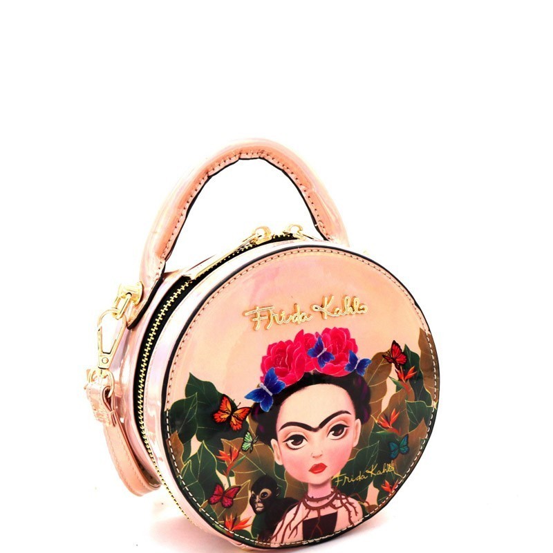 Authentic Cartoon Version Hologram Frida Kahlo Mini Shoulder Bag